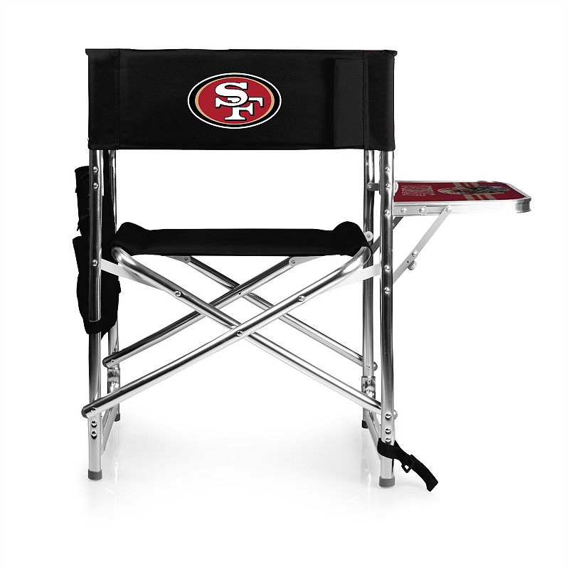 NFL San Francisco 49ers Sports Chair with Side Table