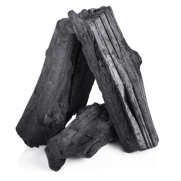 Campirano Premium All Natural Hardwood Bulk Black Lump Charcoal Burns Longer And Hotter Perfect For Smokers Or Ceramic Grills 40 Pound Bag 3 Pack