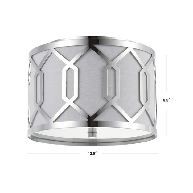 Hex Flush Mount Ceiling Light includes Energy Efficient Light Bulb Jonathan Y