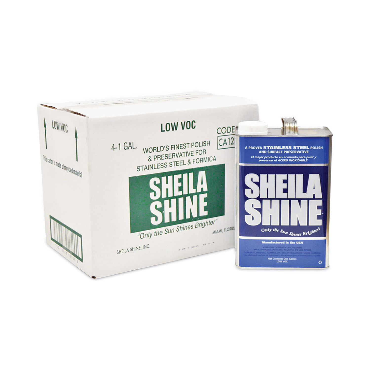 Low VOC Stainless Steel Cleaner and Polish by Sheila Shine SSISSCA128