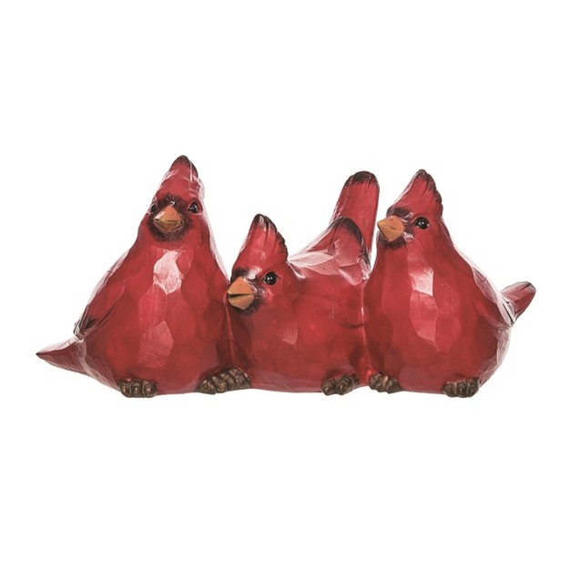 Transpac Resin 10 75 In Red Christmas Cardinal Gang Decor