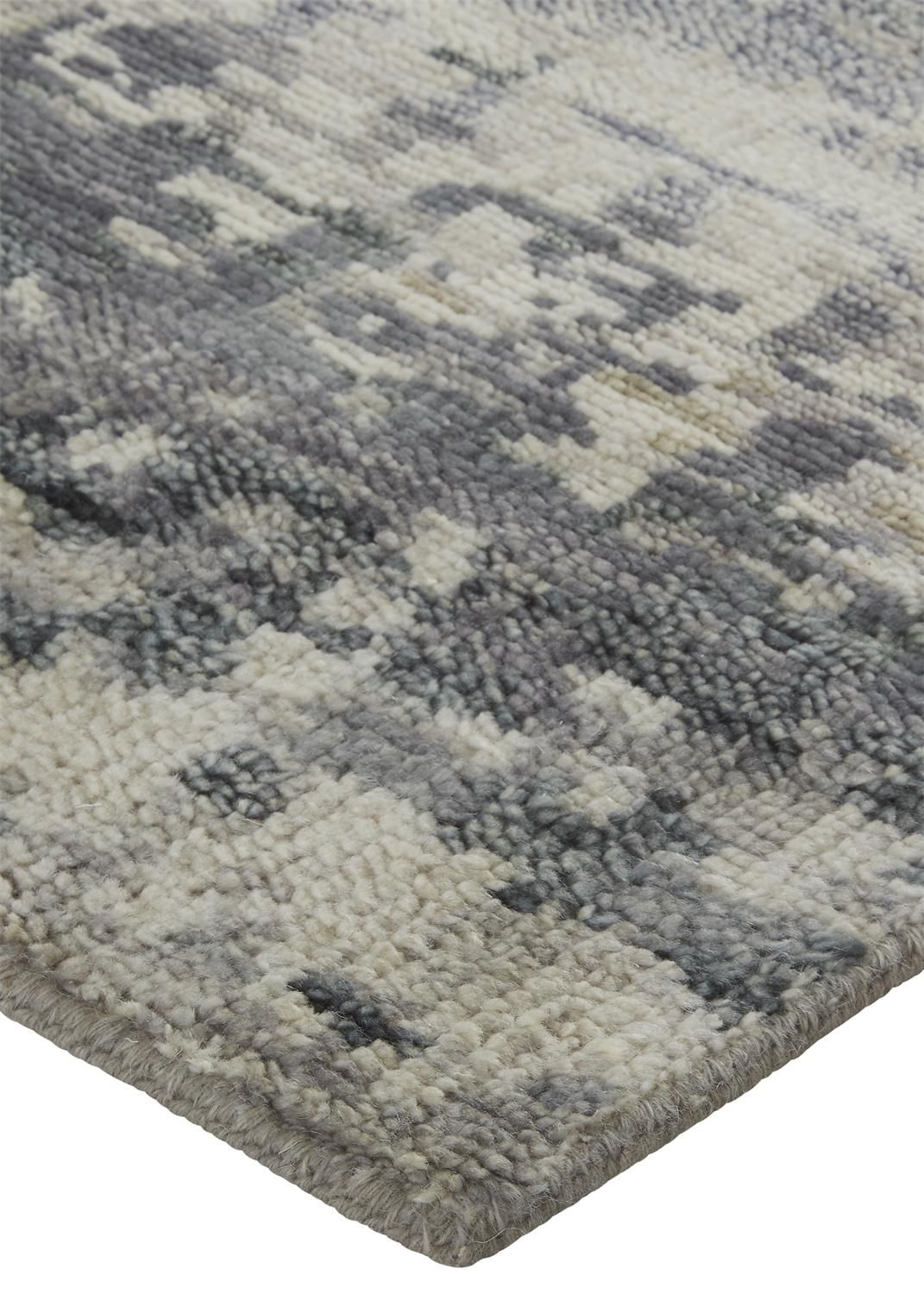 Scottsdale Hand Knotted Gray and Beige Rug by BD Fine