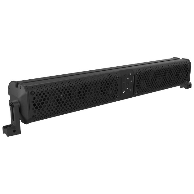 Wet Sounds Stealth Xt Soundbar All in one Ip67 Weatherproof 300 watt Amplified Bluetooth Soundbar With Remote Black