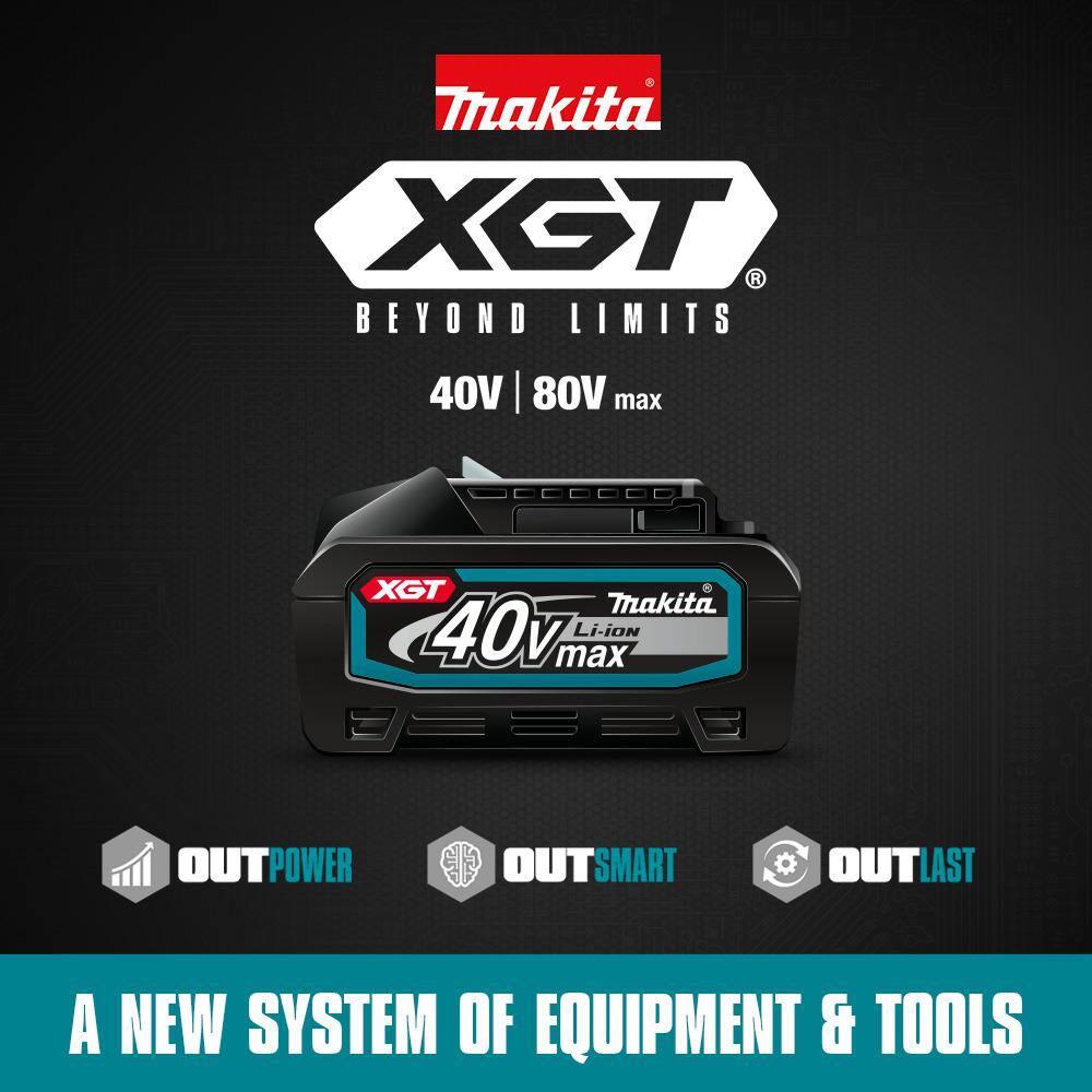 Makita 40V Max XGT 19-12 in. Brushless 15 lbs. AVT Demolition Hammer Kit AWS Capable (4.0 Ah) with bonus XGT 4.0Ah Battery GMH01M1-BL4040