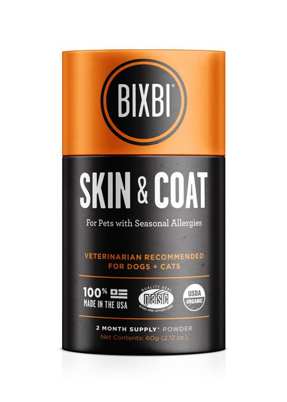 Bixbi Skin and Coat Powdered Mushroom Supplement， 60 g