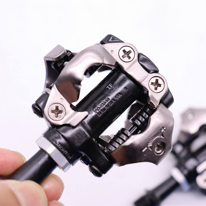 Original Shimano PD M520 MTB Mountain Bike Bicycle Pedal Bicycle Self locking Lock Feet Bicycle Parts Bike Accessories