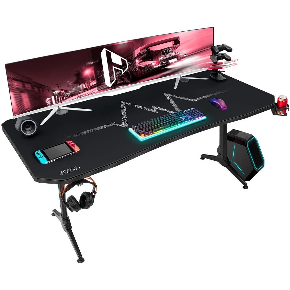 Homall Y Shaped Gaming Desk Computer Desk Table