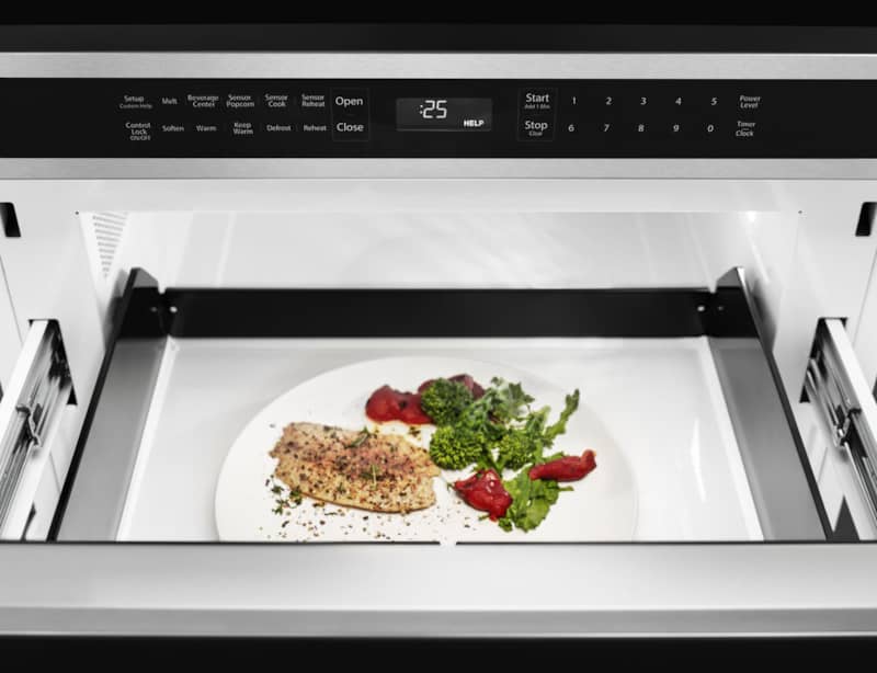 KitchenAid 24 Stainless Steel Under-Counter Microwave Drawer