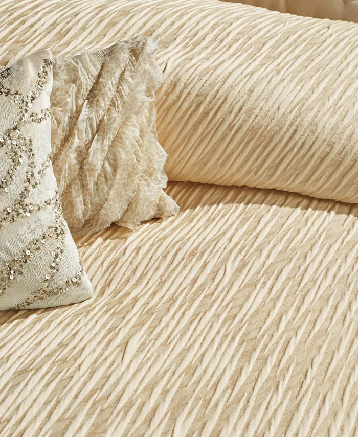 Donna Karan Home Gold Dust Duvet Cover， Full Queen