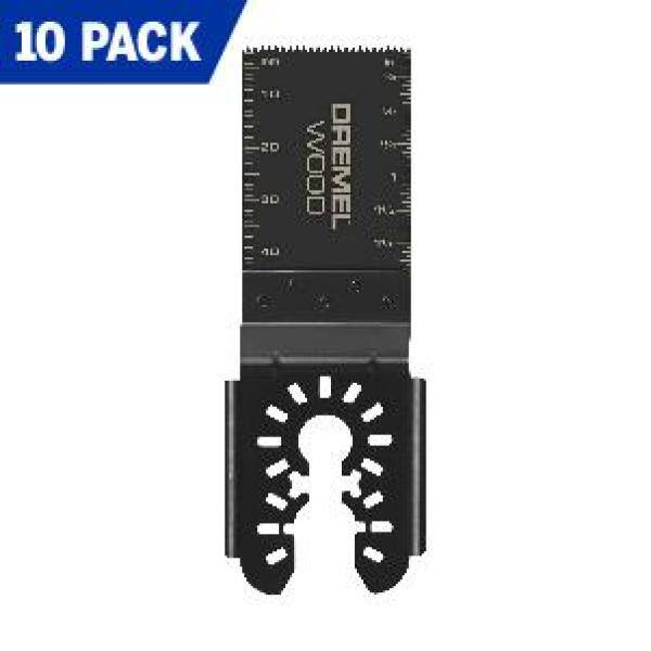 Dremel Universal 1-14 in. Wood Flush Cutting Oscillating Multi-Tool Blade (10-Piece) MM480XU