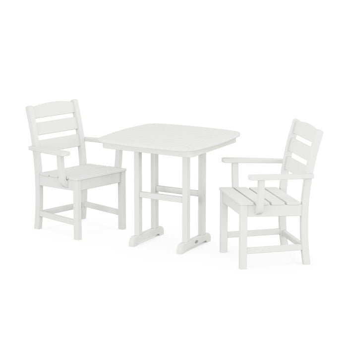 Polywood Lakeside 3-Piece Dining Set in Vintage Finish PWS1212-1-V