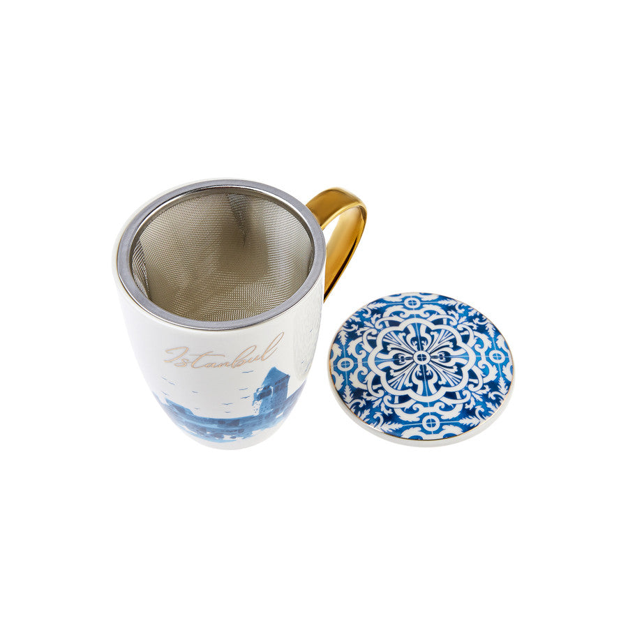 Karaca Istanbul Lidded Mug 153.03.06.4673