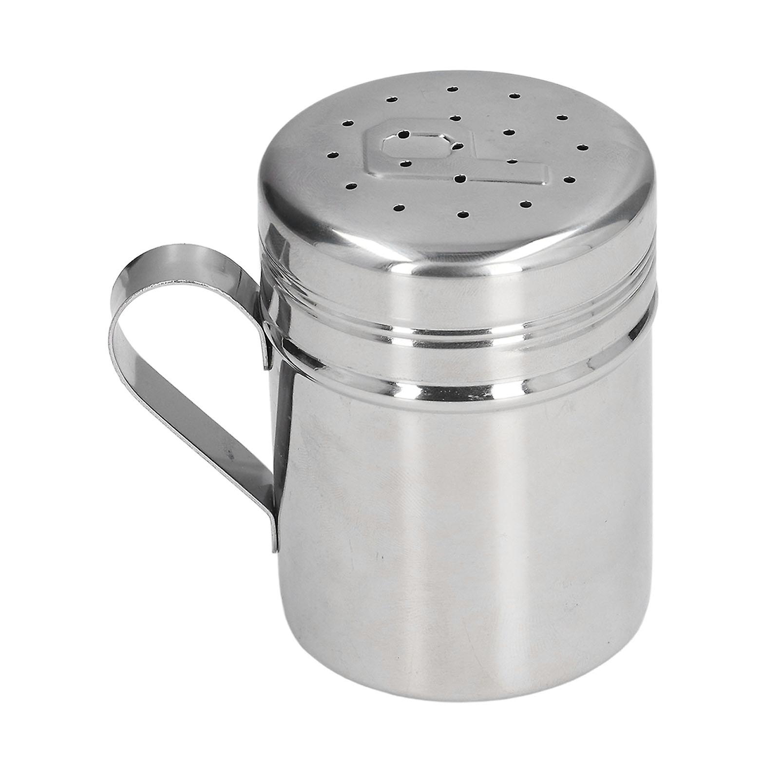 Spice Dispenser Compact Structure Convenient Handle Rust Proof Stainless Steel Dredges For Household Barbecue Travelingp Shape