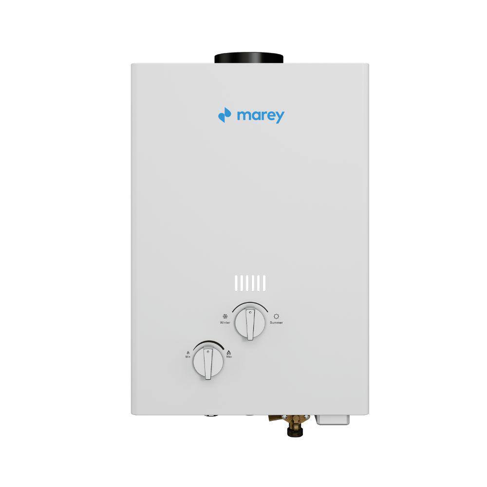 MAREY 2.64 GPM 68240 BTU's LP Gas Flow Activated Gas Tankless Water Heater 10FLP