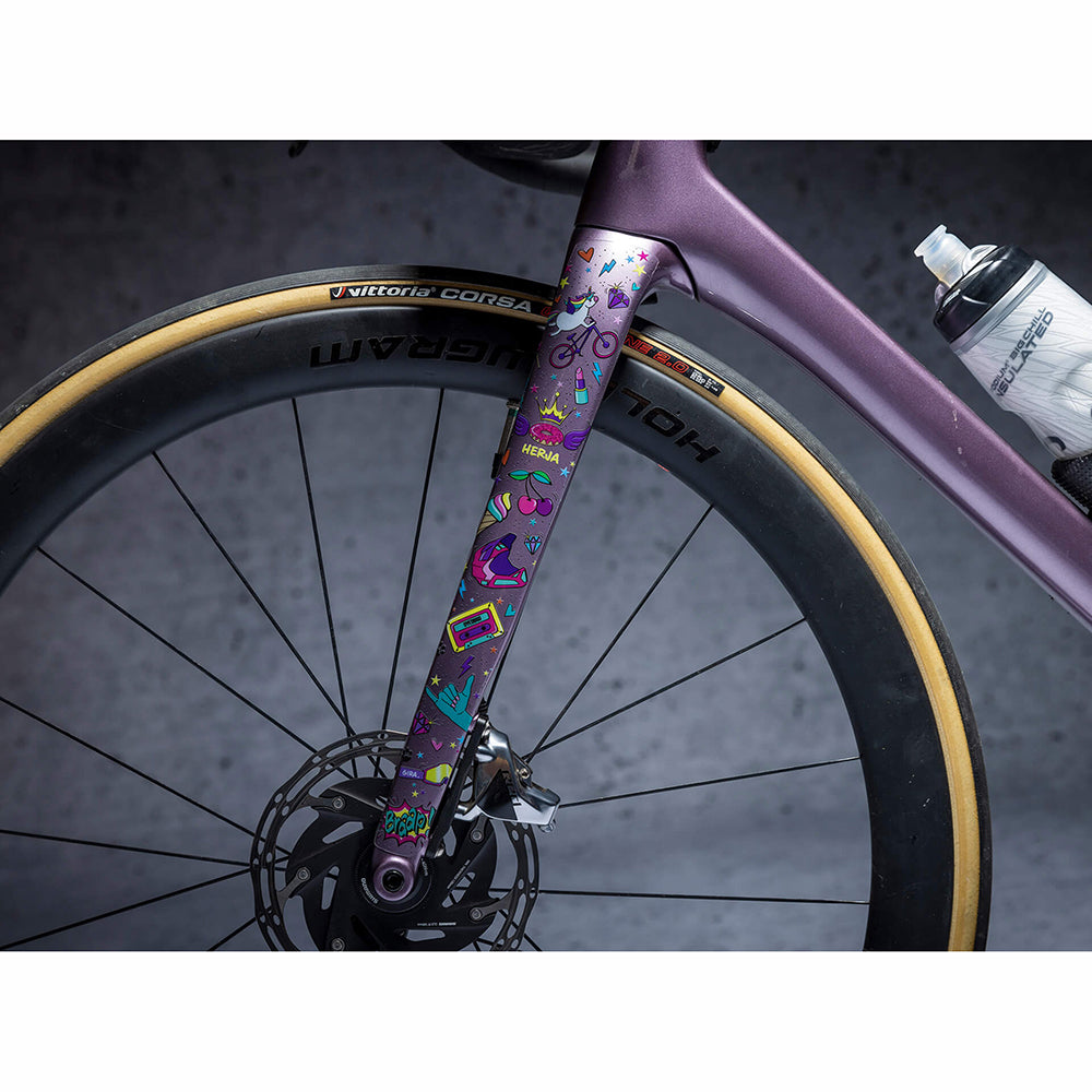 DYEDbro Gravel Frame Protection Kit - Unicorn Glitter
