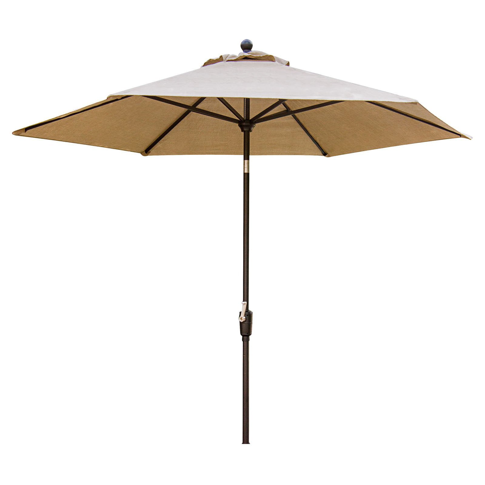 Hanover Traditions 11 ft. Aluminum Outdoor Patio Table Umbrella, Tan