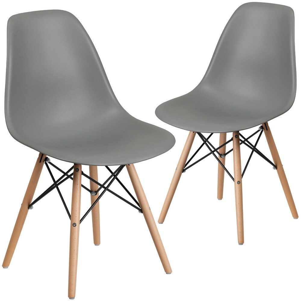 Mid century Modern Eiffel Chair (Set of 2)