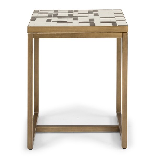 Geometric II End Table by Homestyles