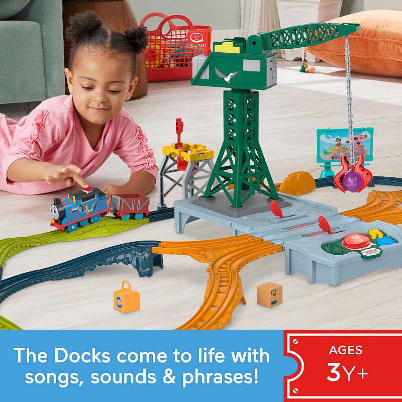 Fisher-Price Thomas and Friends Talking Cranky Delivery Train Set