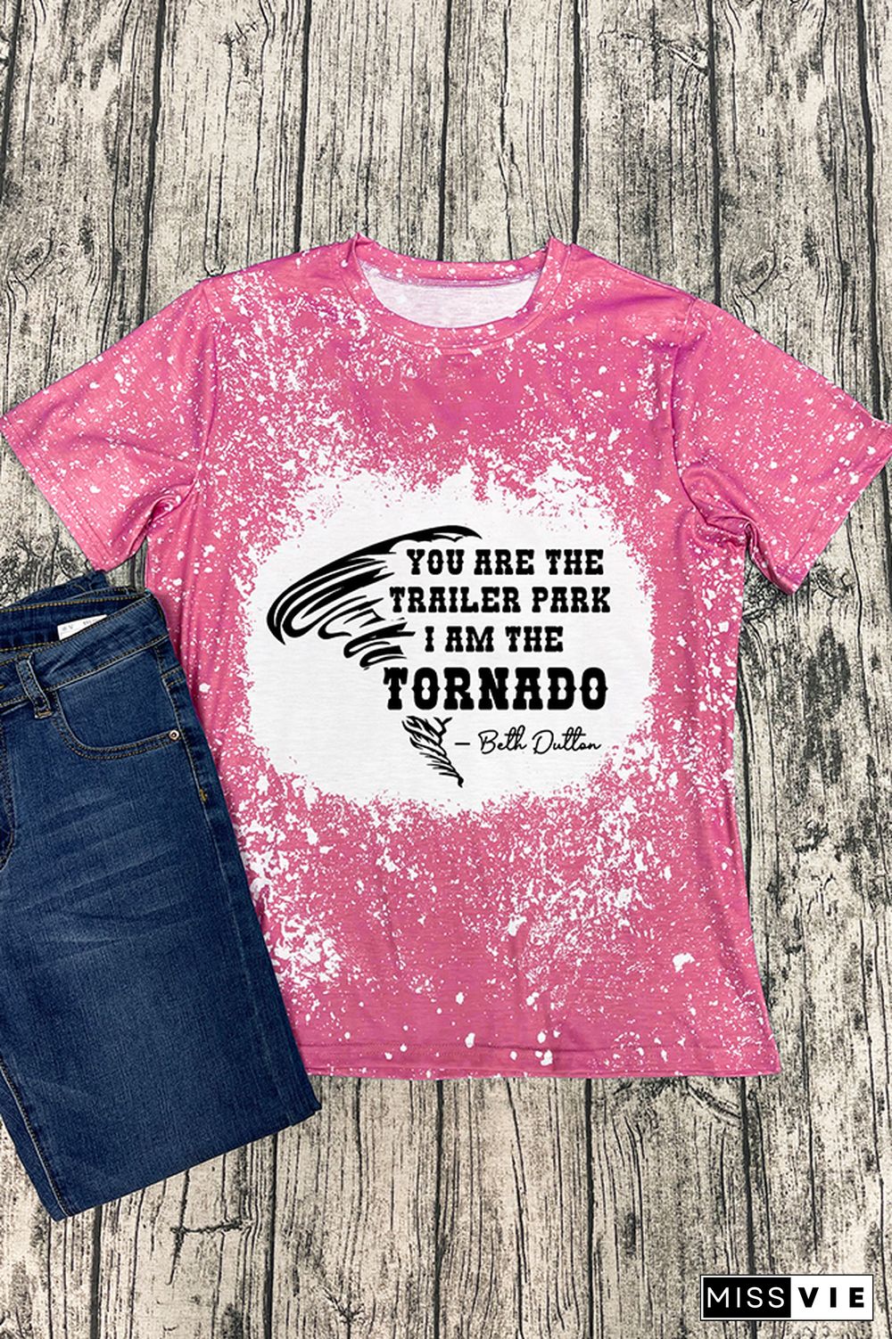 You Are The Trailer Park I am The Storm Yellowstone Ranch Graphic Tee Wholesale