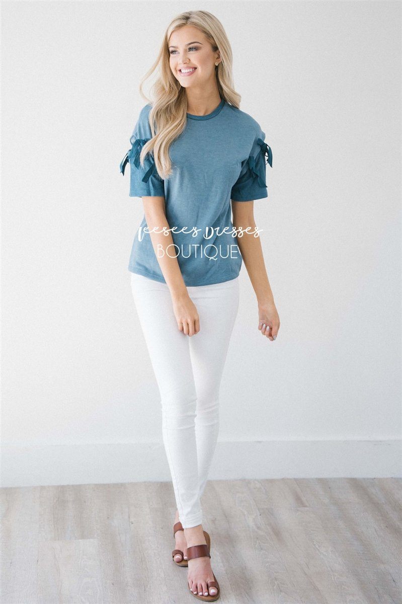 Double Tie Sleeve Top