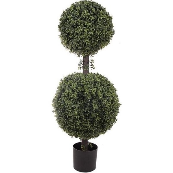 Regency 44 Artificial Boxwood Double Ball Topiary