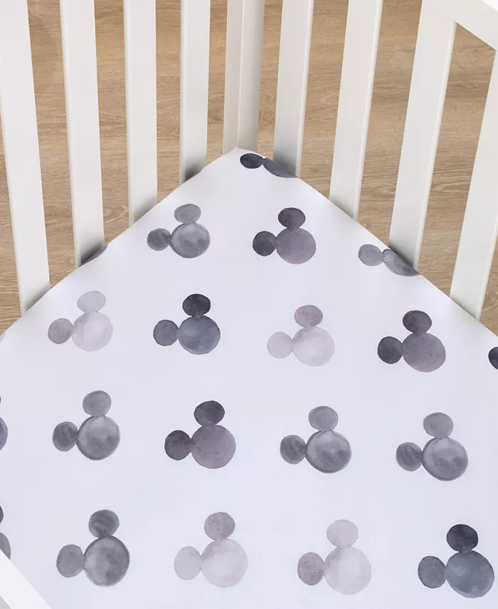 Disney Mickey Mouse Watercolor Mini Crib Sheet