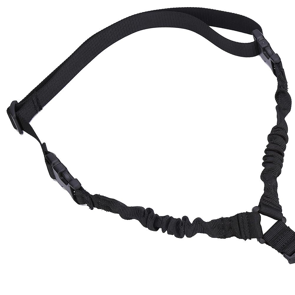 Durable Nylon Adjustable Military Rifle Airsoft Hunting Sling Strap Hook (black)