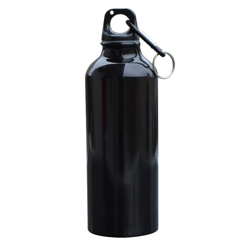 500ML Leak Proof Aluminum Reusable Sports Bottle For Travel Bottles with Twist LIP Buckle for Camping