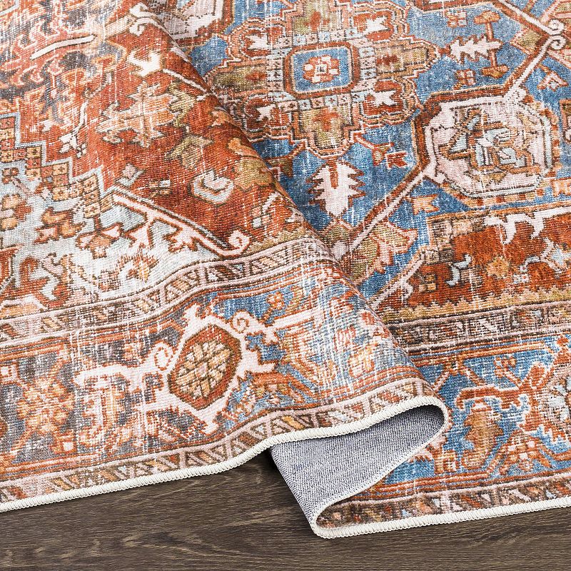 Decor 140 Bahia Traditional Washable Area Rug