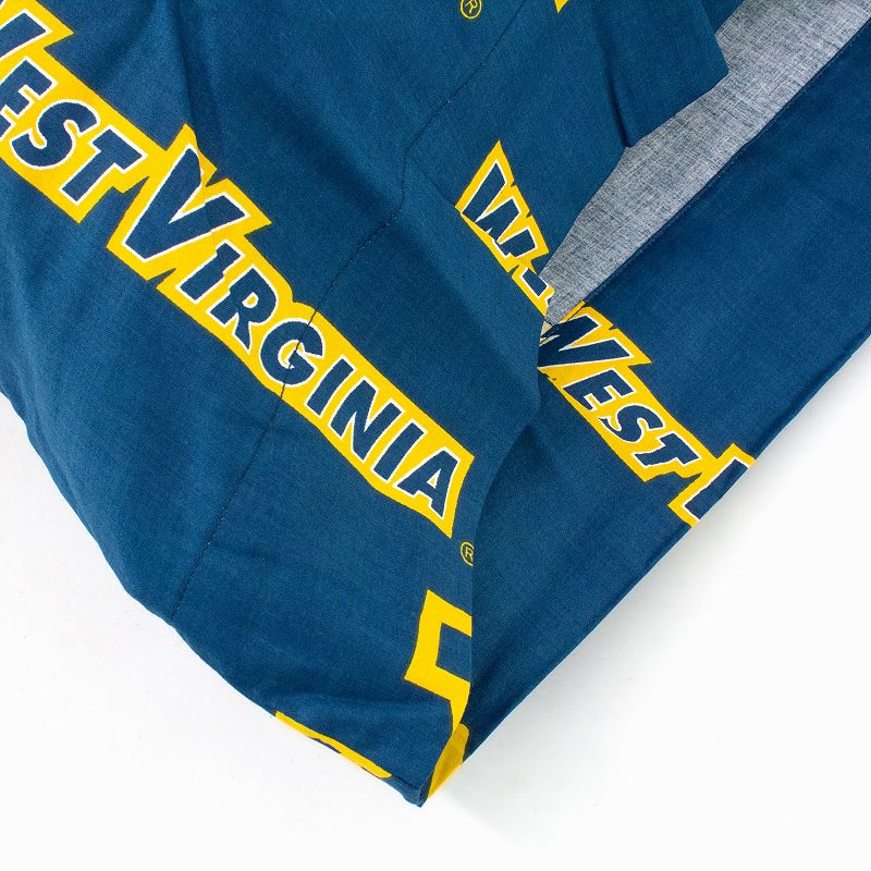 NCAA West Virginia Mountaineers Set of 2 King Pillowcases