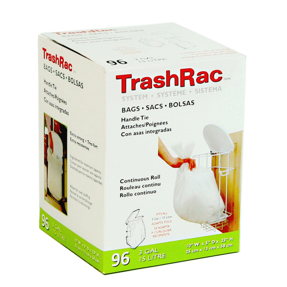 TRASHRAC BAGS 3GAL 96PK