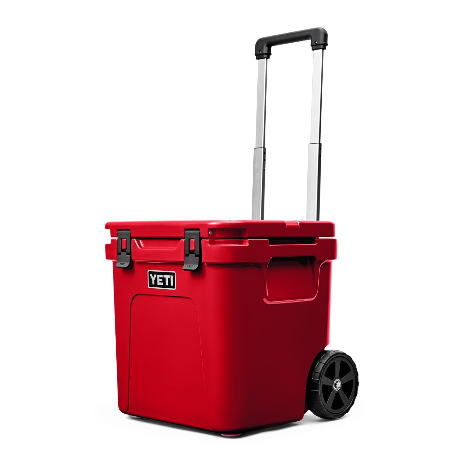 YETI Roadie 48 Rescue Red 48 qt Roller Cooler