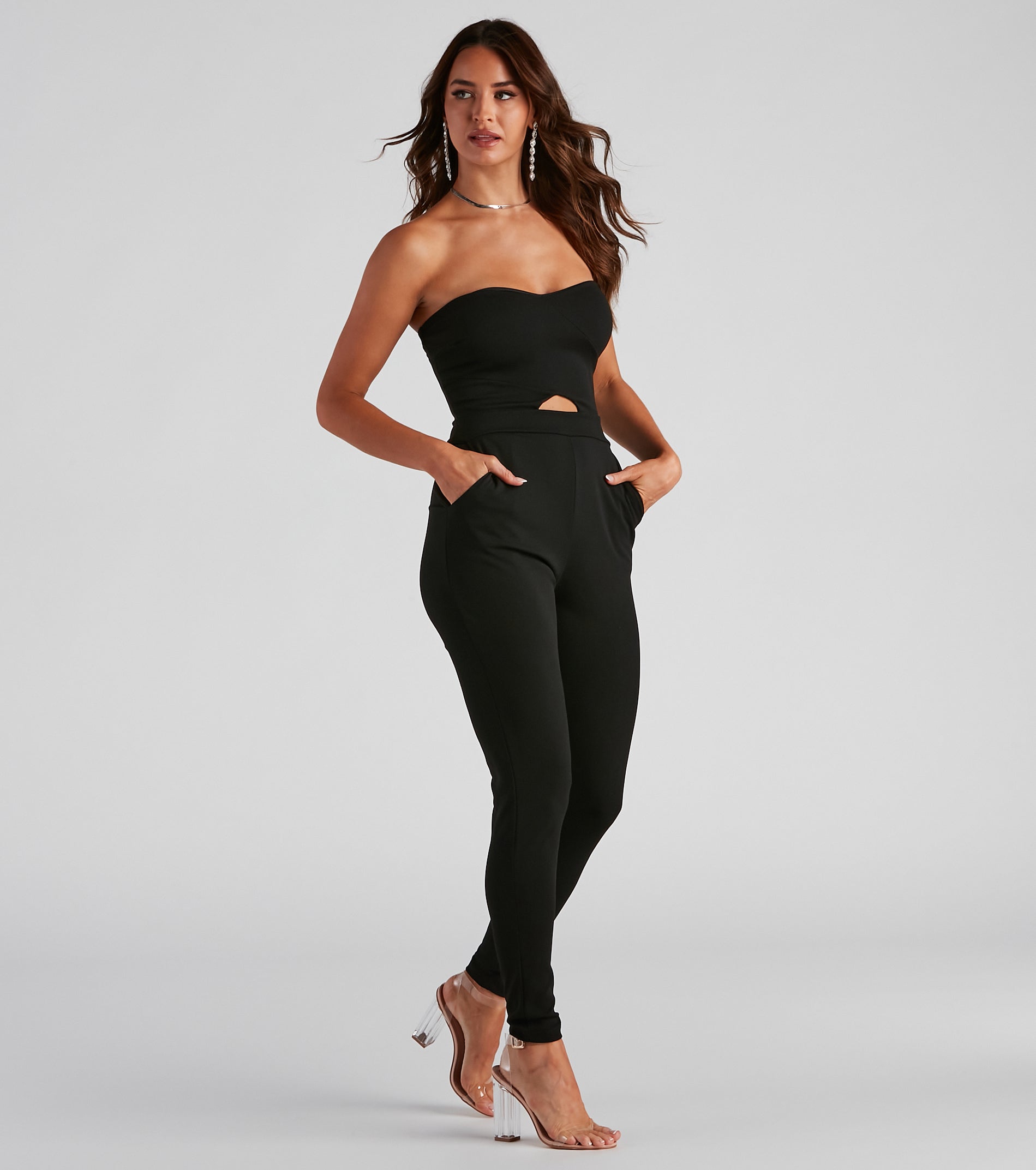 Chic Sophistication Sleeveless Tapered Jumpsuit