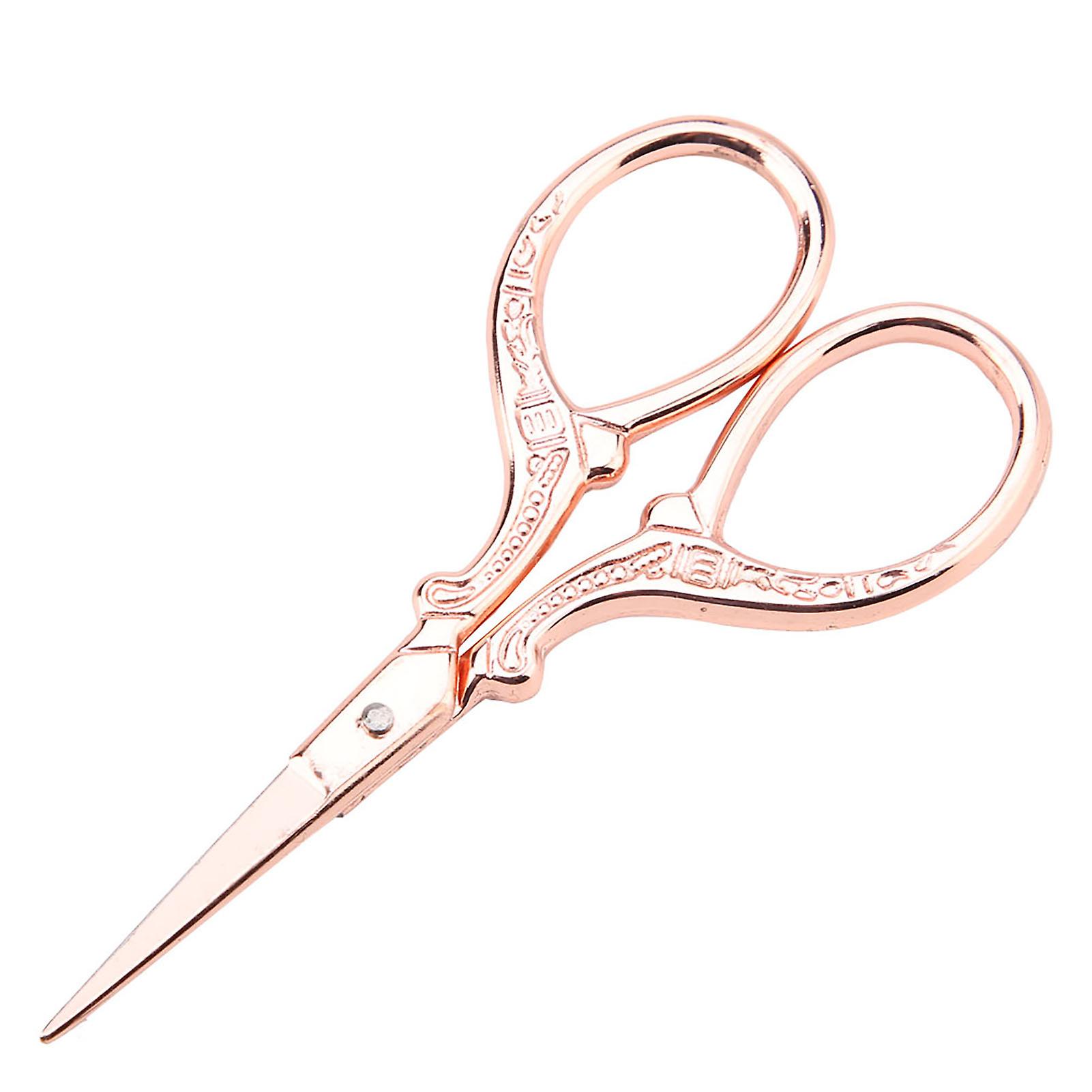 Diy Cross Stitch Antique Sewing Shears Dresser Embroidery Tool Small Scissor(rose)