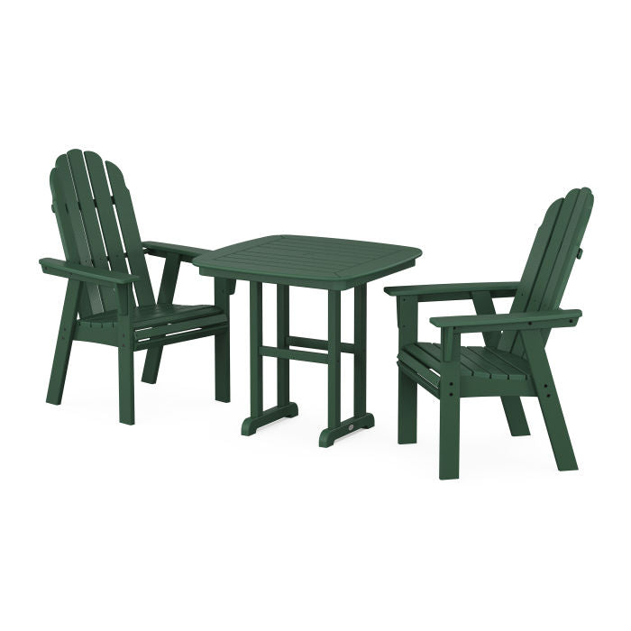 Polywood Vineyard Adirondack 3-Piece Dining Set PWS1229-1