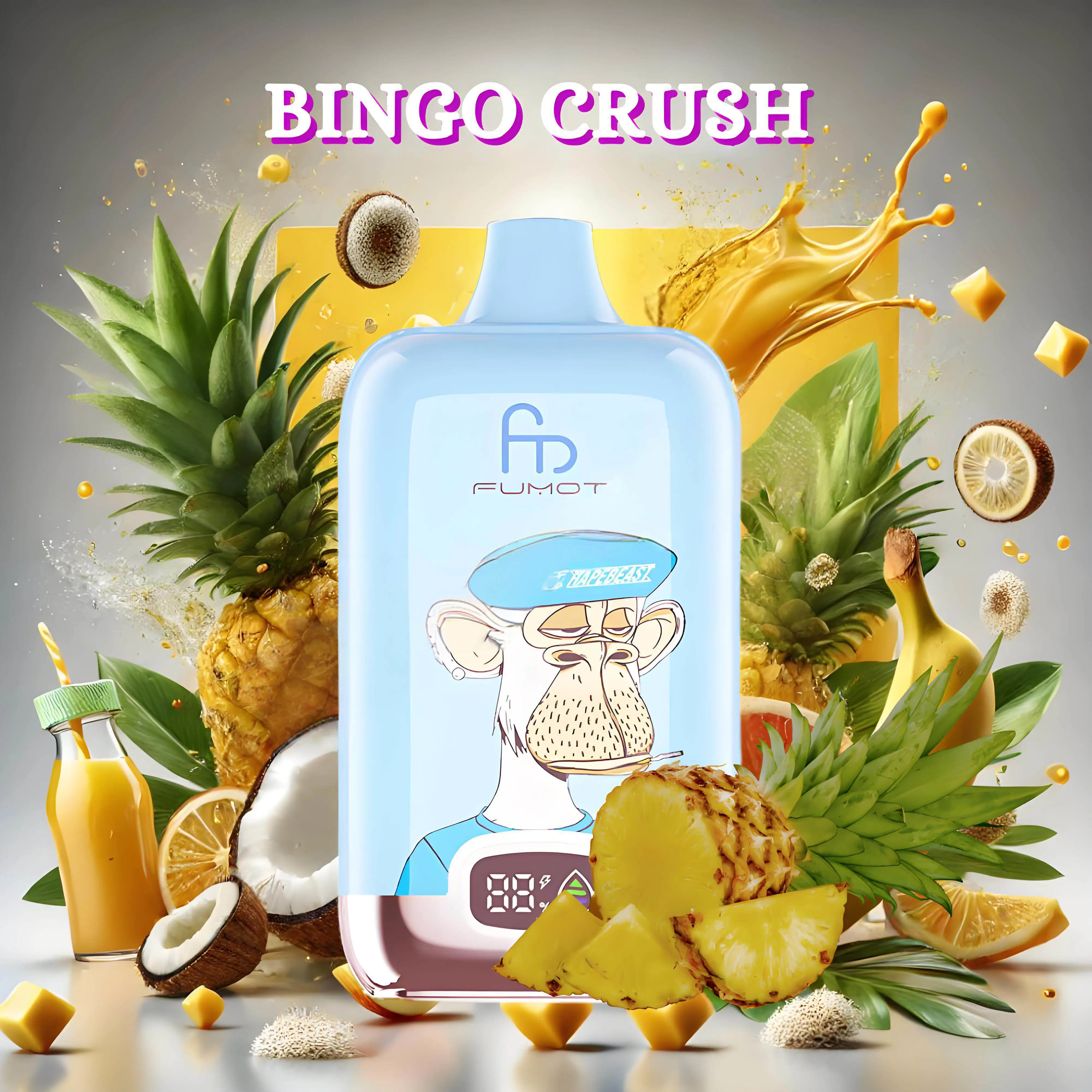 Fumot Tornado Digital Box 12000 Puffs - Bingo Crush