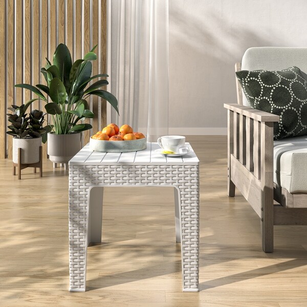 Trillia Resin Outdoor End Table