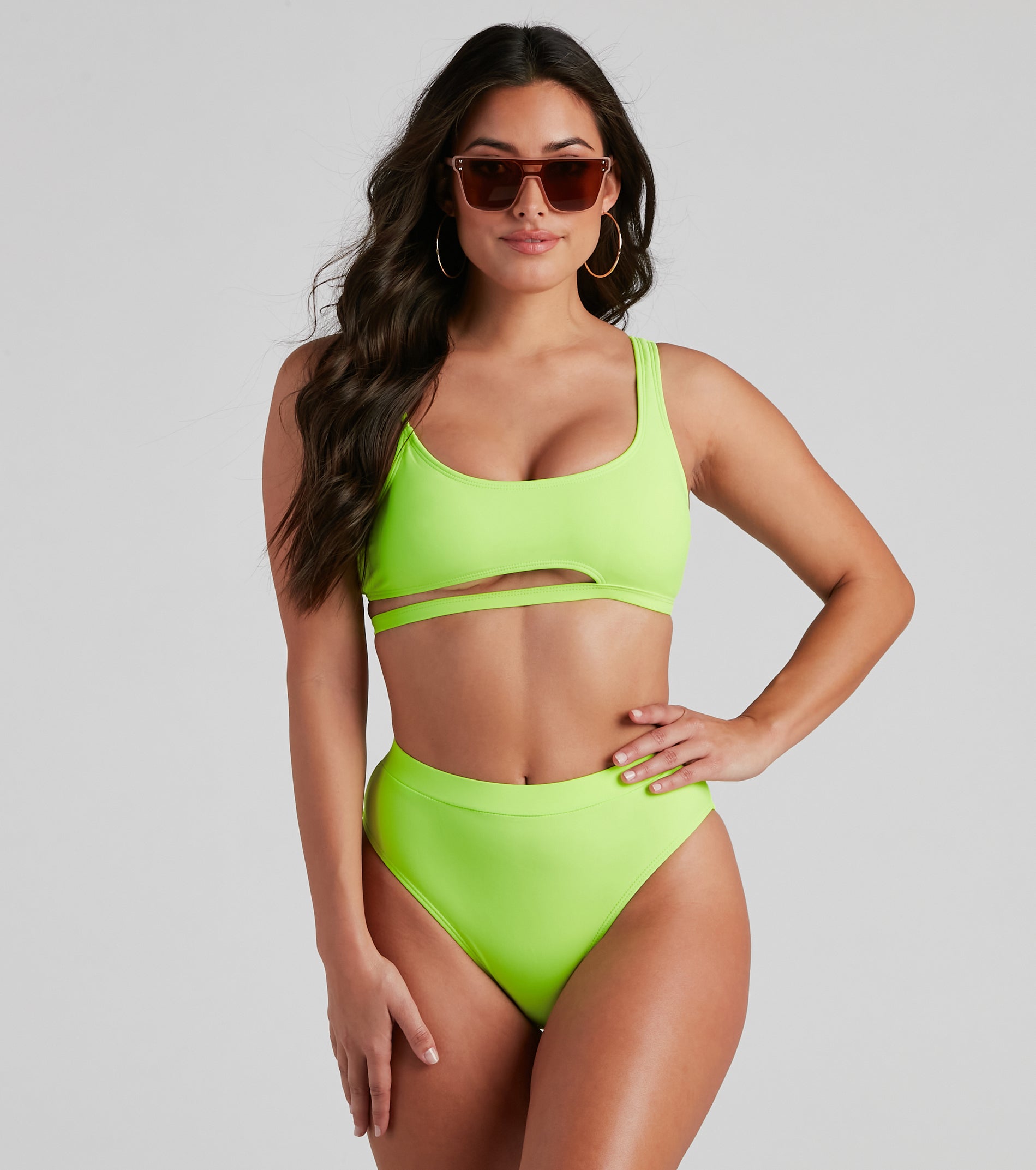 Major Glow High Waist Swim Bottoms