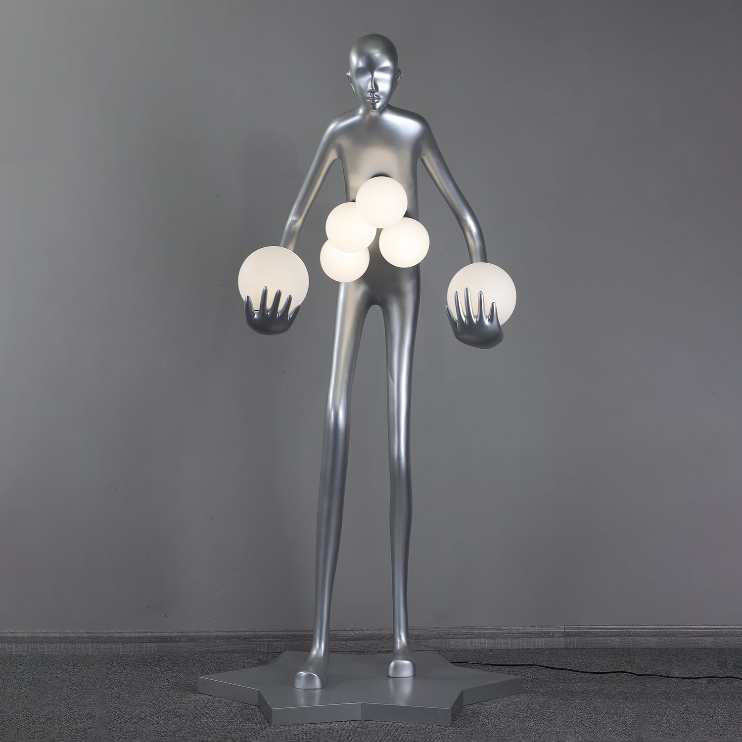 Celestial Guardian Sculpture Floor Lamp