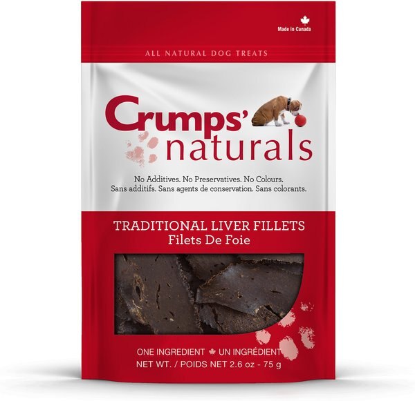 Crumps' Naturals Traditional Liver Fillets Grain-Free Dog Treats