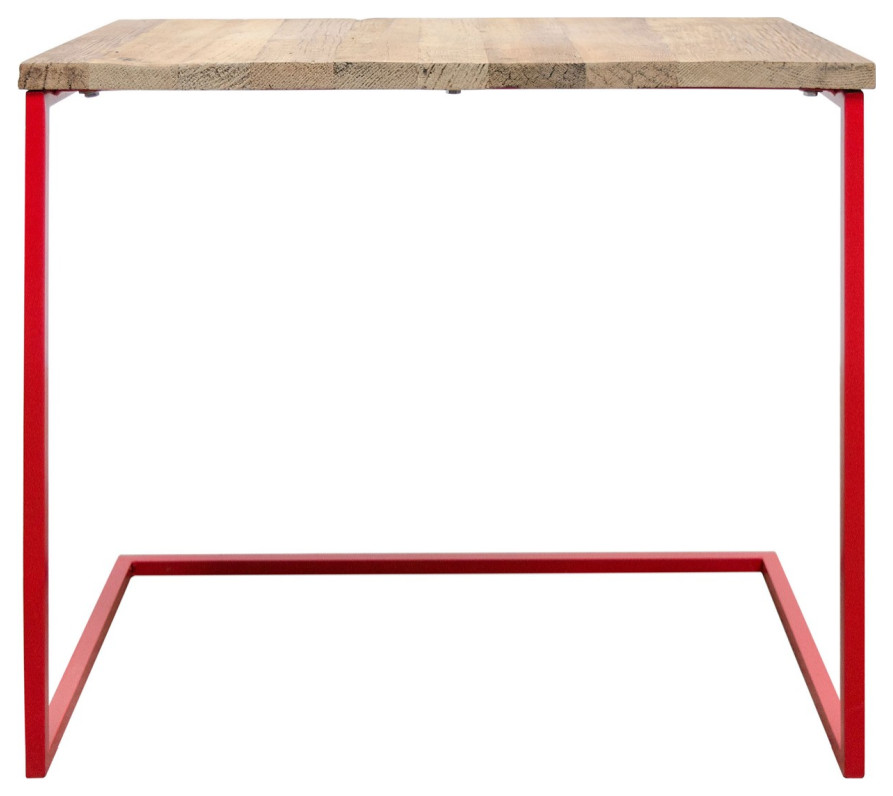 Red Base Sofa Table L  Versmissen Slim   Contemporary   Side Tables And End Tables   by Oroa   Distinctive Furniture  Houzz