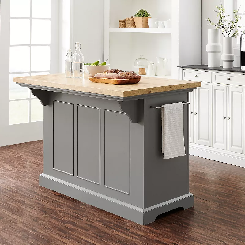 Crosley Julia Wood-Top Kitchen Island