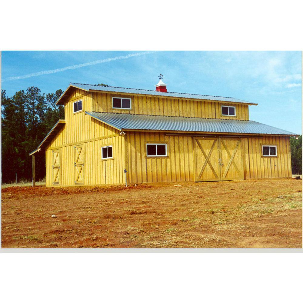Fabral 26 in. x 12 ft. Galvanized Steel 5V Crimp Roof Panel 4737102000