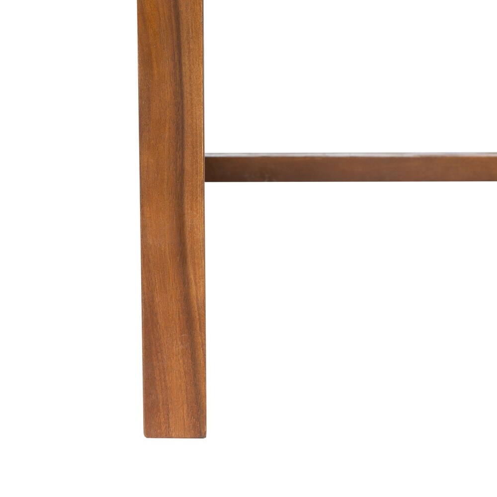 SAFAVIEH Hikaru 6 Chair 1 Table Extendable Patio Dining Set