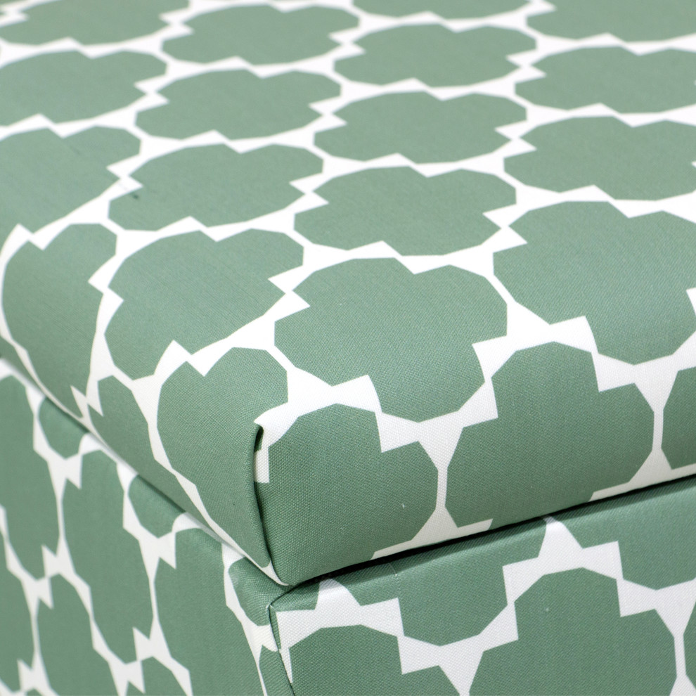 Warwick Storage Ottoman   Contemporary   Footstools And Ottomans   by Skyline Furniture Mfg Inc  Houzz