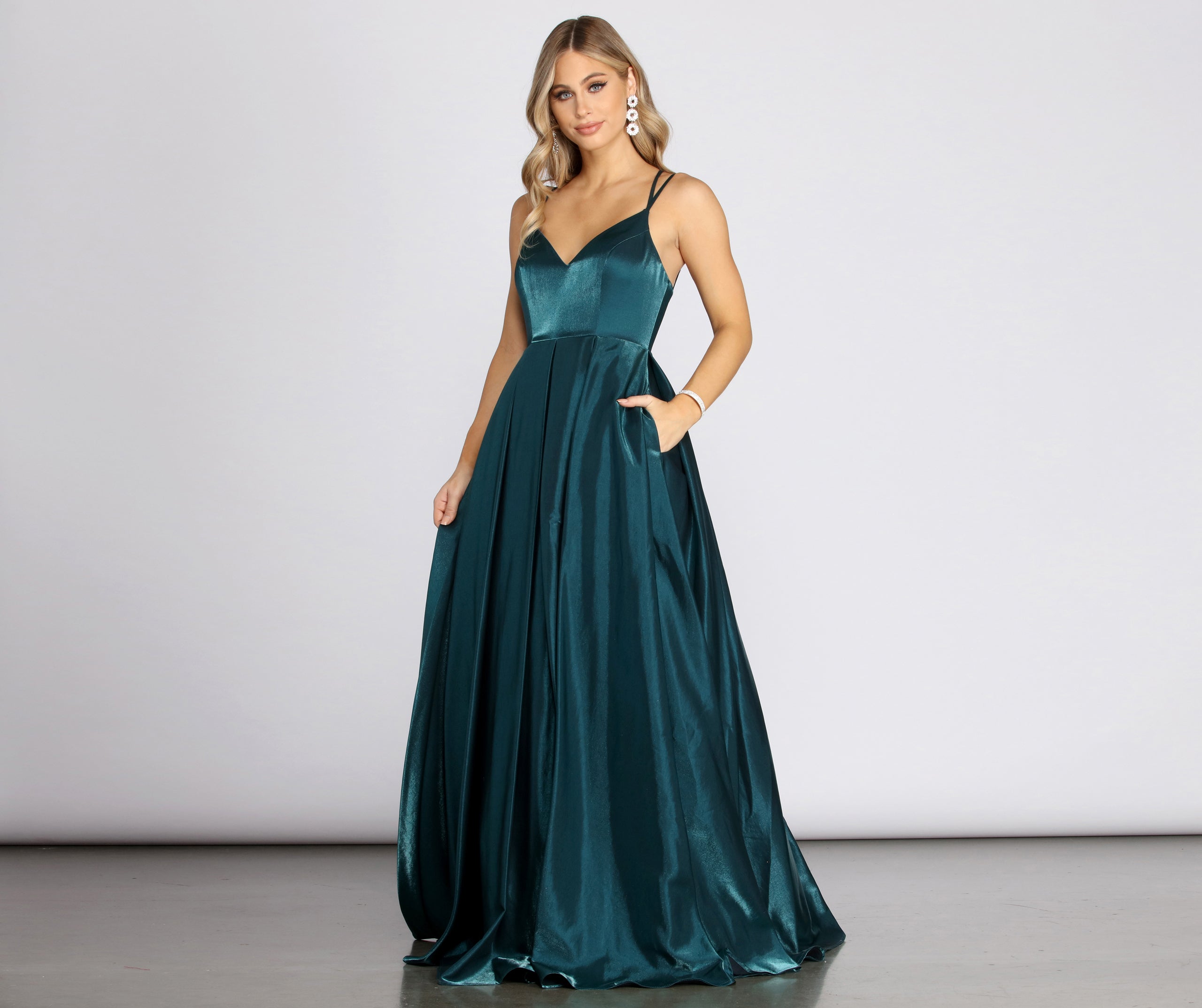 Lona Formal Cross Back Gown