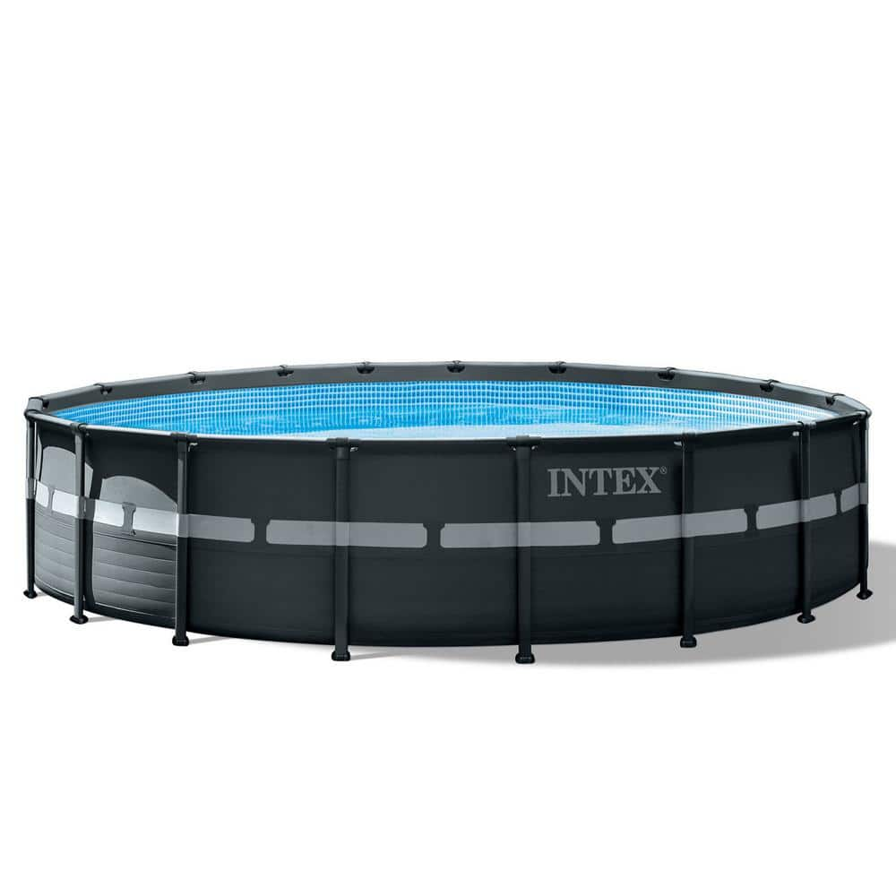 INTEX Ultra XTR 18 ft. x 18 ft. Round 52 in. Deep Above Ground Pool with Pump, Vacuum & Maintenance Kit 26329EH + 28002E