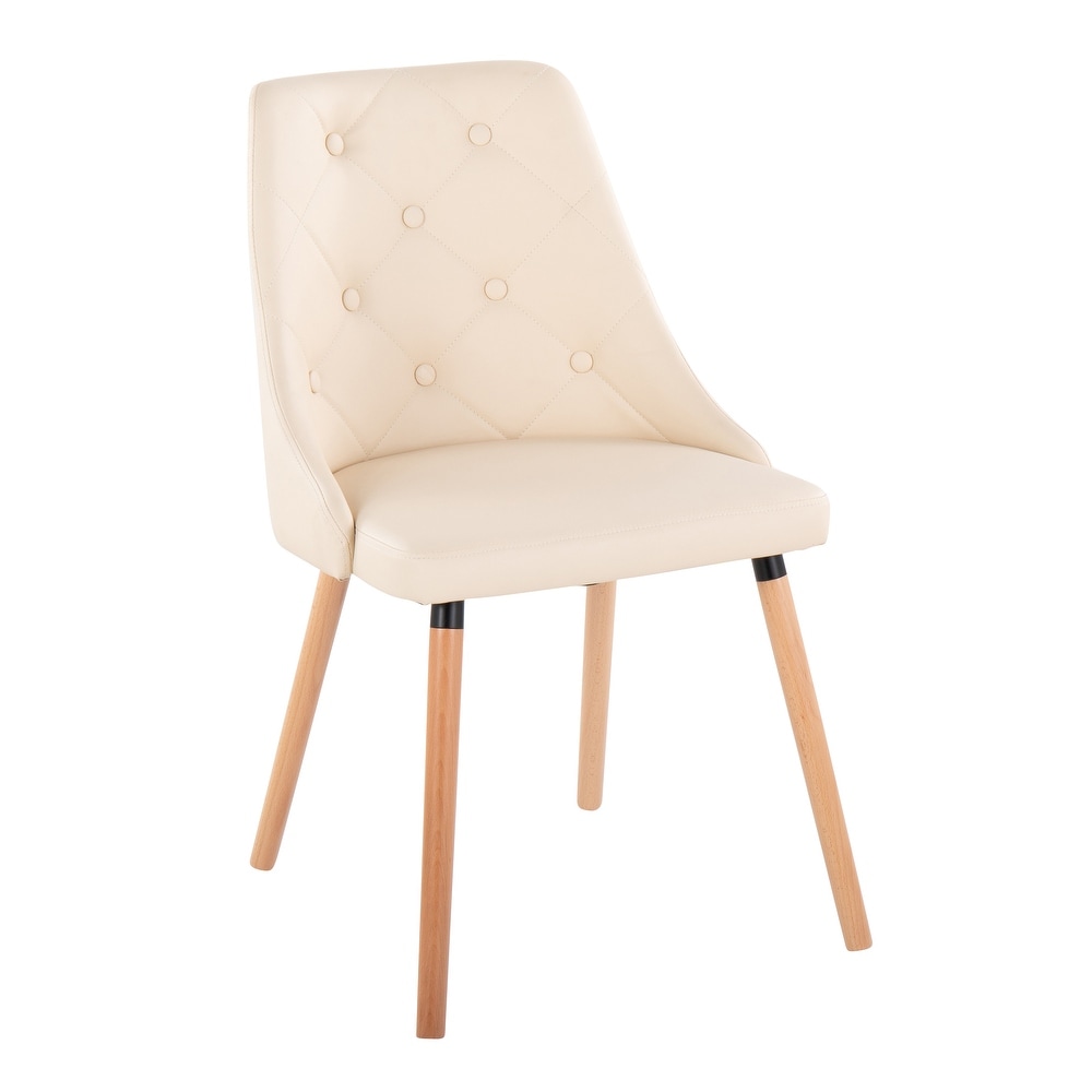 Carson Carrington Arvika Chair with Tapered Wood Legs (Set of 2)