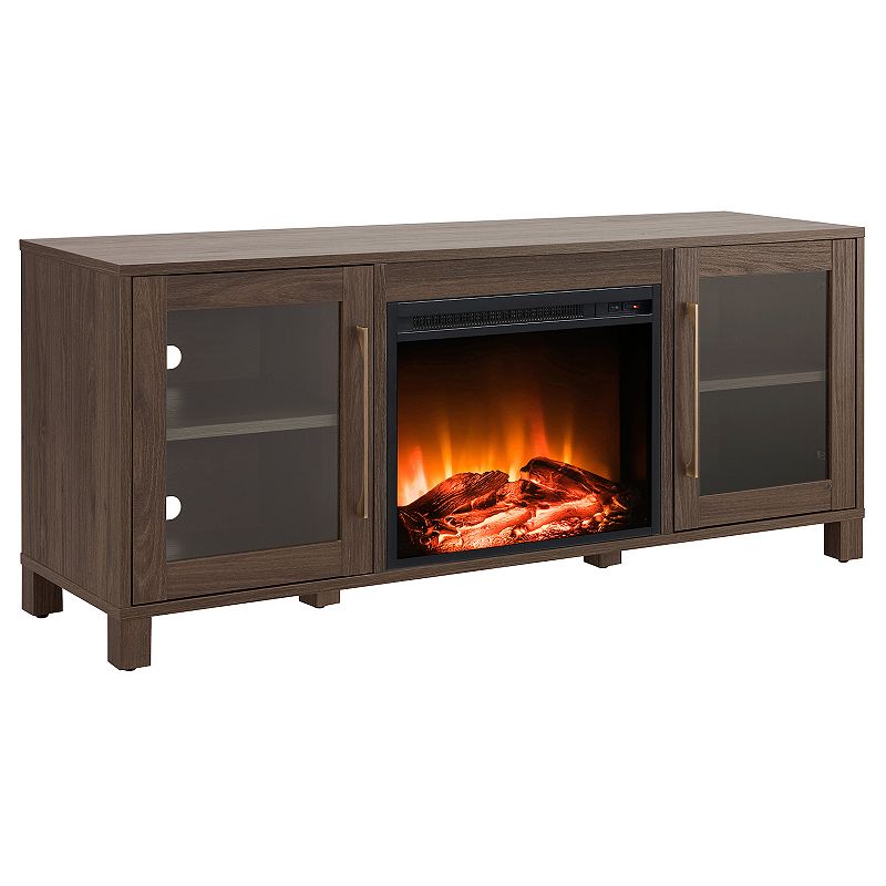 Finley and Sloane Quincy Electric Fireplace Rectangular TV Stand